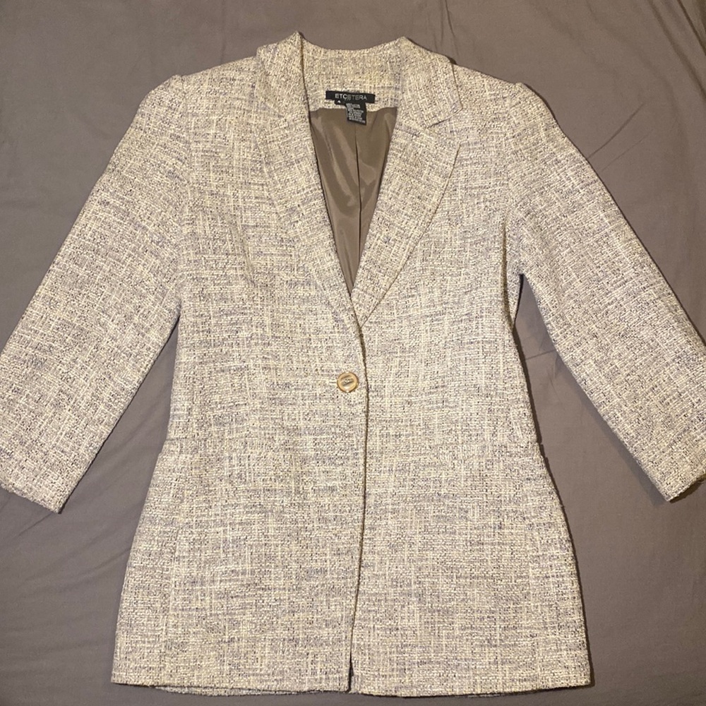 ETCETERA Gray Blazer